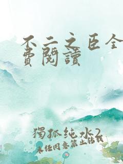 不二之臣全文免费阅读