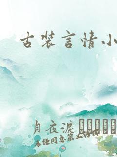 古装言情小说