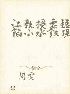 江教授要稳住肉馅小水饺视频