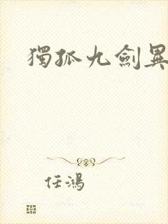 独孤九剑异世录