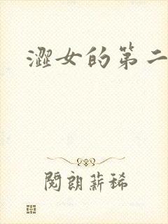 涩女的第二春