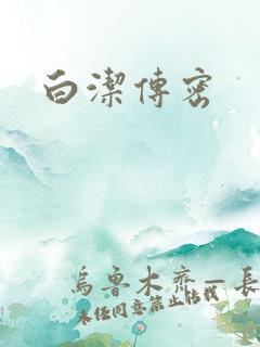 白洁传密