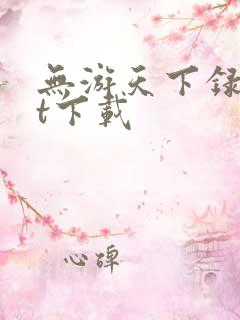 无游天下录txt下载