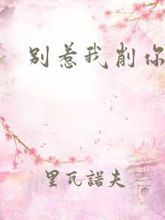 别惹我削你