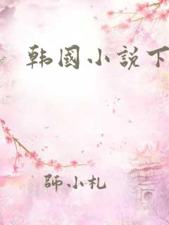 韩国小说下载