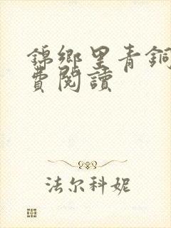 锦乡里青铜穗免费阅读