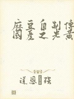 麻豆自制传媒 国产之光黄