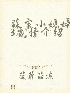 苏家小媳妇1V3剧情介绍