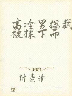 高冷男总裁憋尿被揉下面