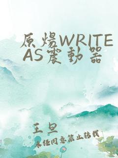原炀WRITE AS震动器