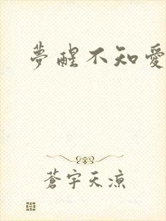 梦醒不知爱欢凉