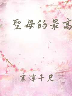 圣母的最高境界