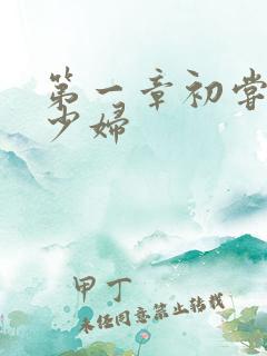 第一章初尝云雨少妇