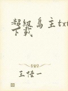 超级岛主txt下载