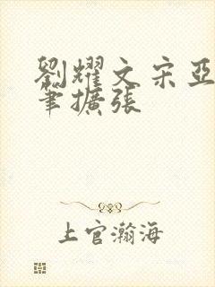 刘耀文宋亚轩用笔扩张