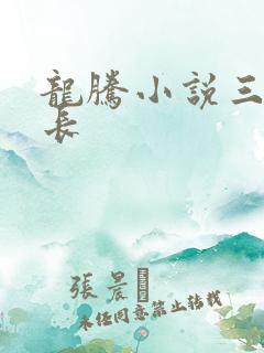 龙腾小说三宝局长