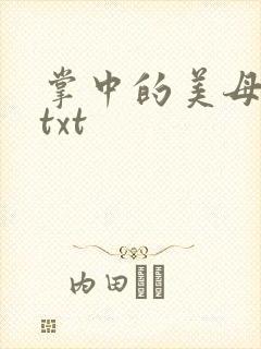 掌中的美母版主txt