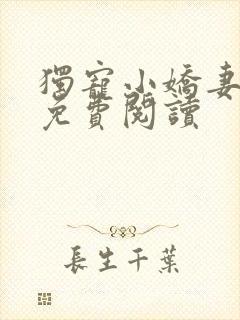 独宠小娇妻全文免费阅读