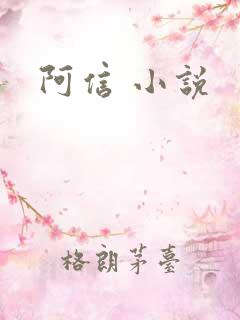 阿信 小说