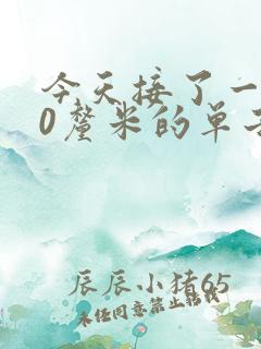 今天接了一个30厘米的单子