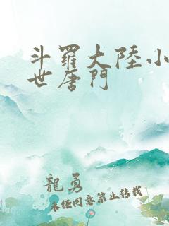 斗罗大陆小说绝世唐门
