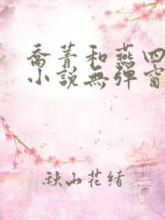 乔菁和燕四爷的小说无弹窗