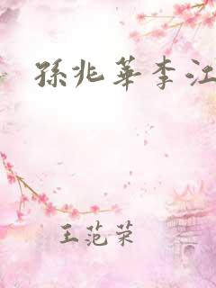 孙兆华李江小说