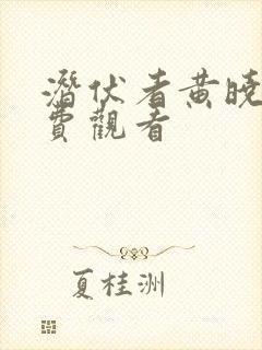 潜伏者黄晓明免费观看