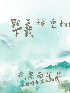 战天神皇txt下载
