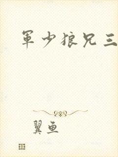 军少狼兄三两只