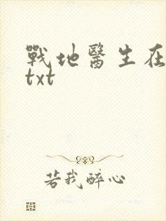 战地医生在都市txt