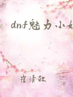 dnf魅力小妞