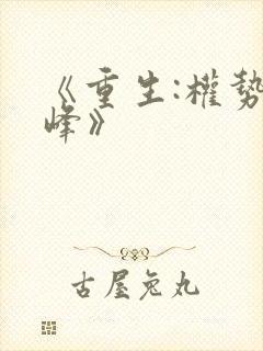 《重生:权势巅峰》