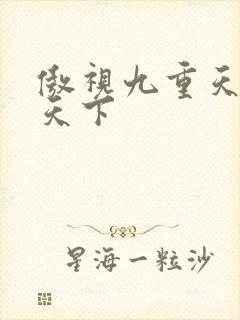 傲视九重天风凌天下