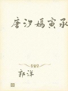 唐汐嫣寅承小说