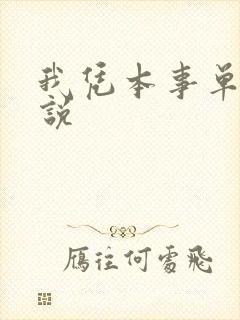 我凭本事单身小说