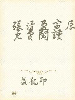 张清盈寅辰小说免费阅读