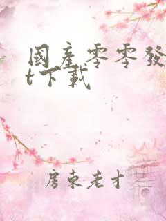 国产零零发txt下载