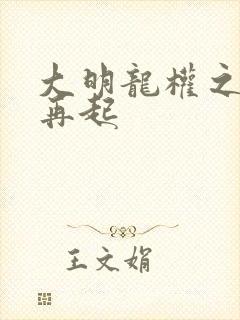 大明龙权之风云再起