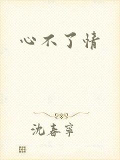 心不了情