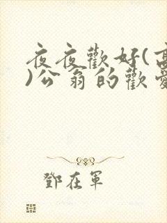 夜夜欢好(高h)公翁的欢爱