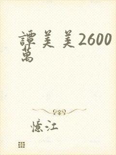 谭美美2600万