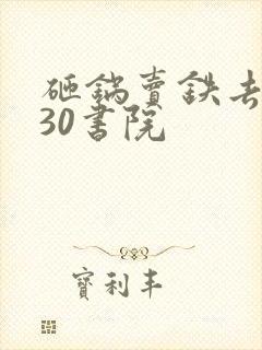 砸锅卖铁去上学30书院