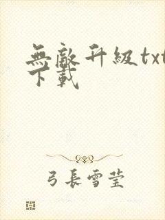 无敌升级txt下载