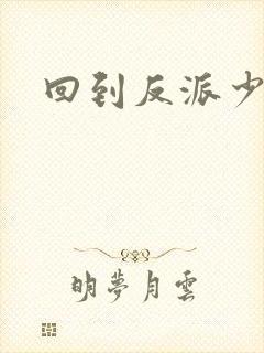 回到反派少年时