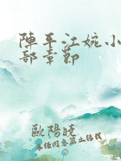 阵平江婉小说全部章节