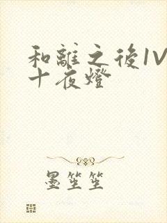 和离之后1V1十夜灯