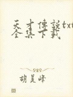 天才传说txt全集下载