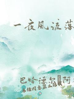 一夜风流落裔