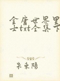 金庸世界里的道士txt全集下载